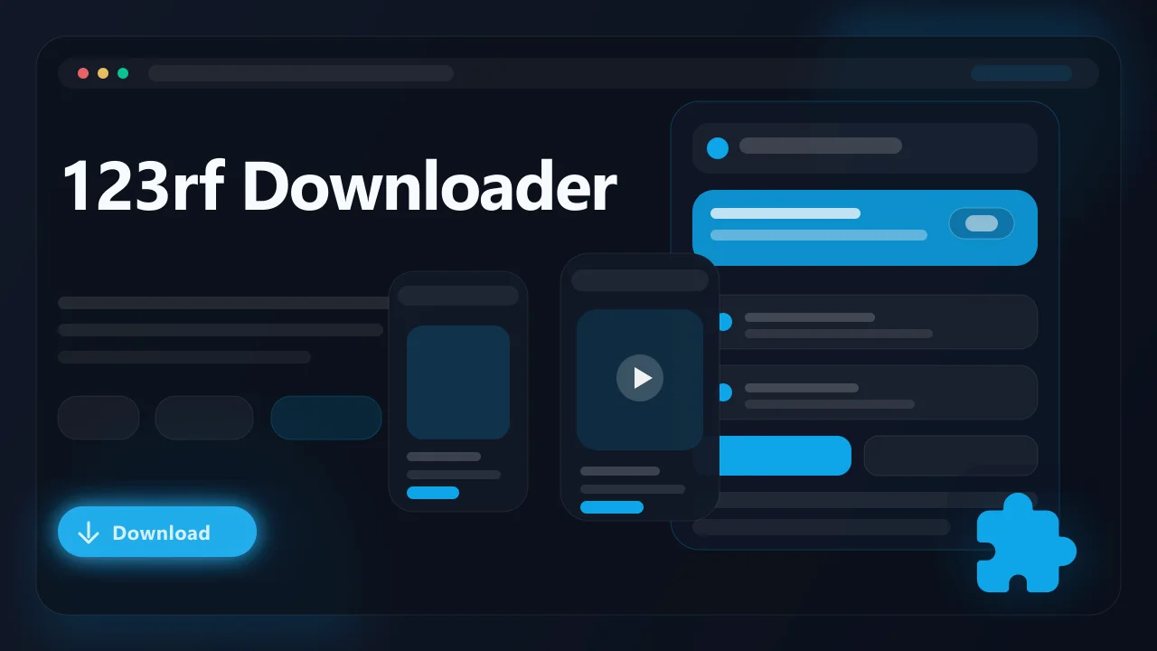 123RF Downloader hero image