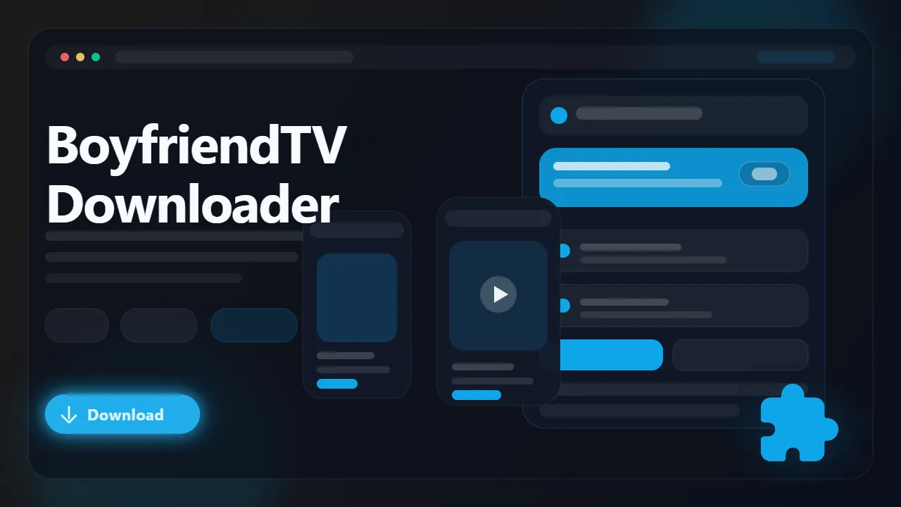 BoyfriendTV Downloader workflow preview