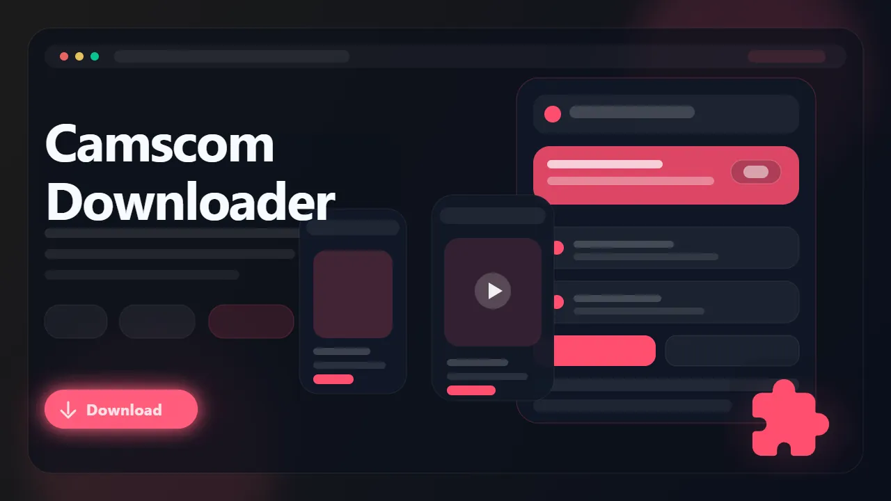 Cams.com Downloader workflow preview