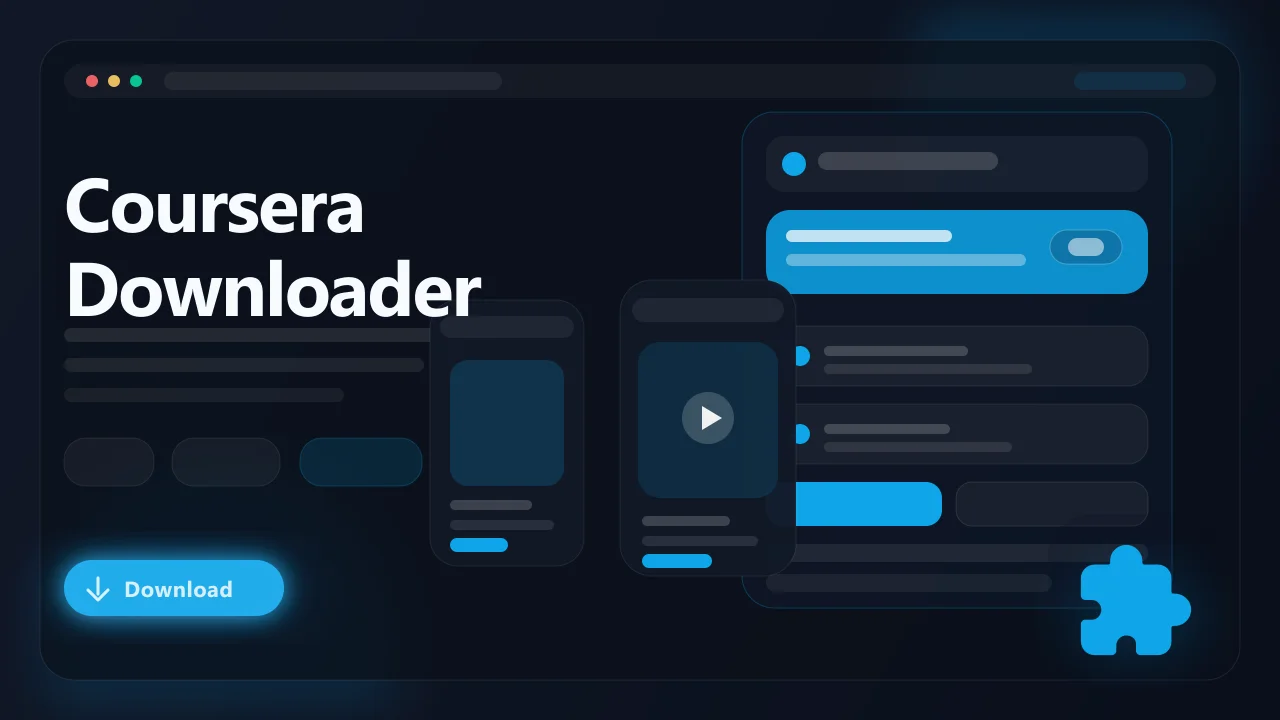 Coursera Downloader hero image