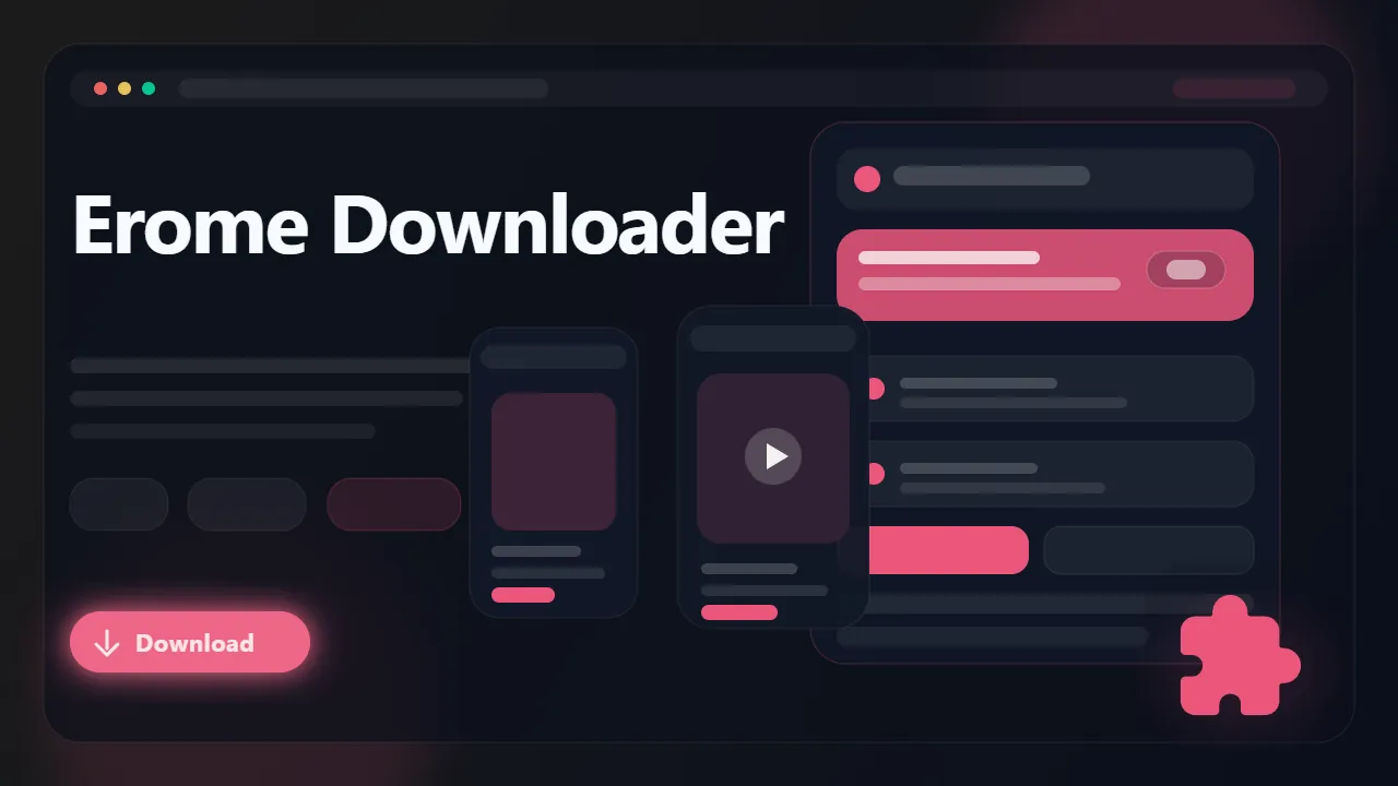 EroMe Downloader workflow preview