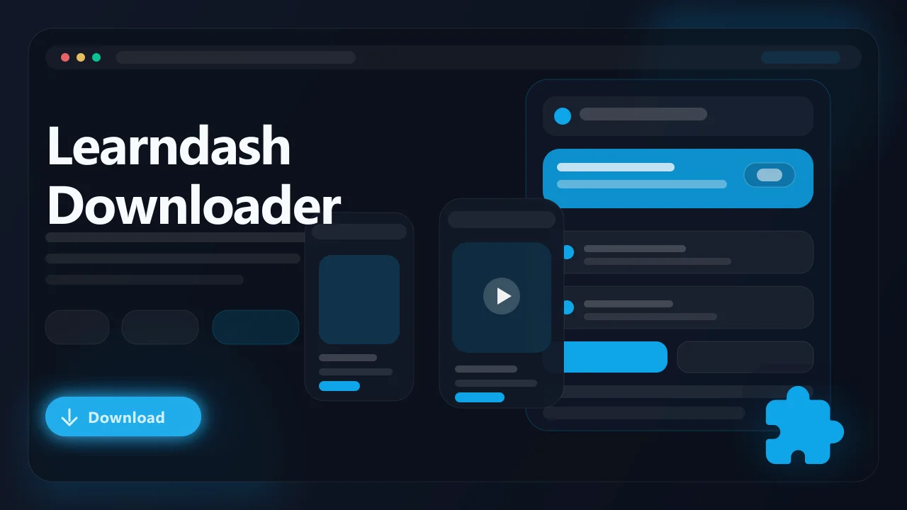 LearnDash Downloader hero image