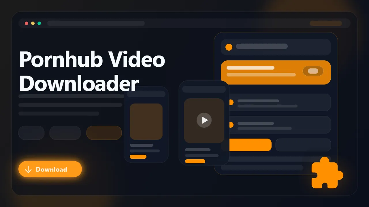 Pornhub Downloader workflow preview