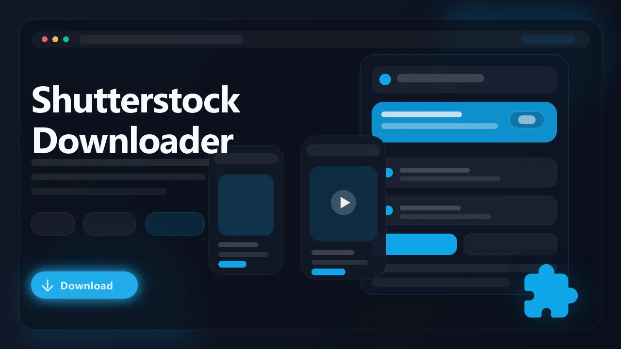 Shutterstock Downloader hero image