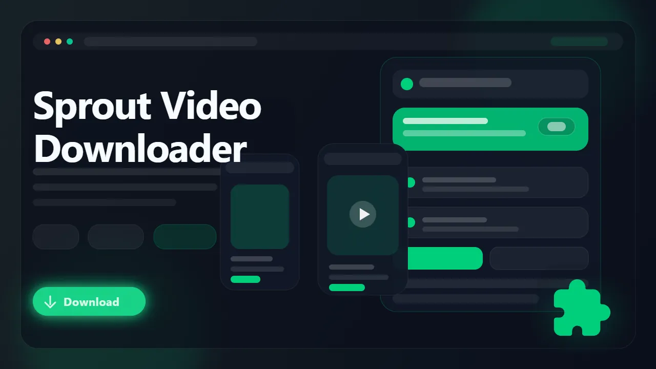 SproutVideo Downloader workflow preview