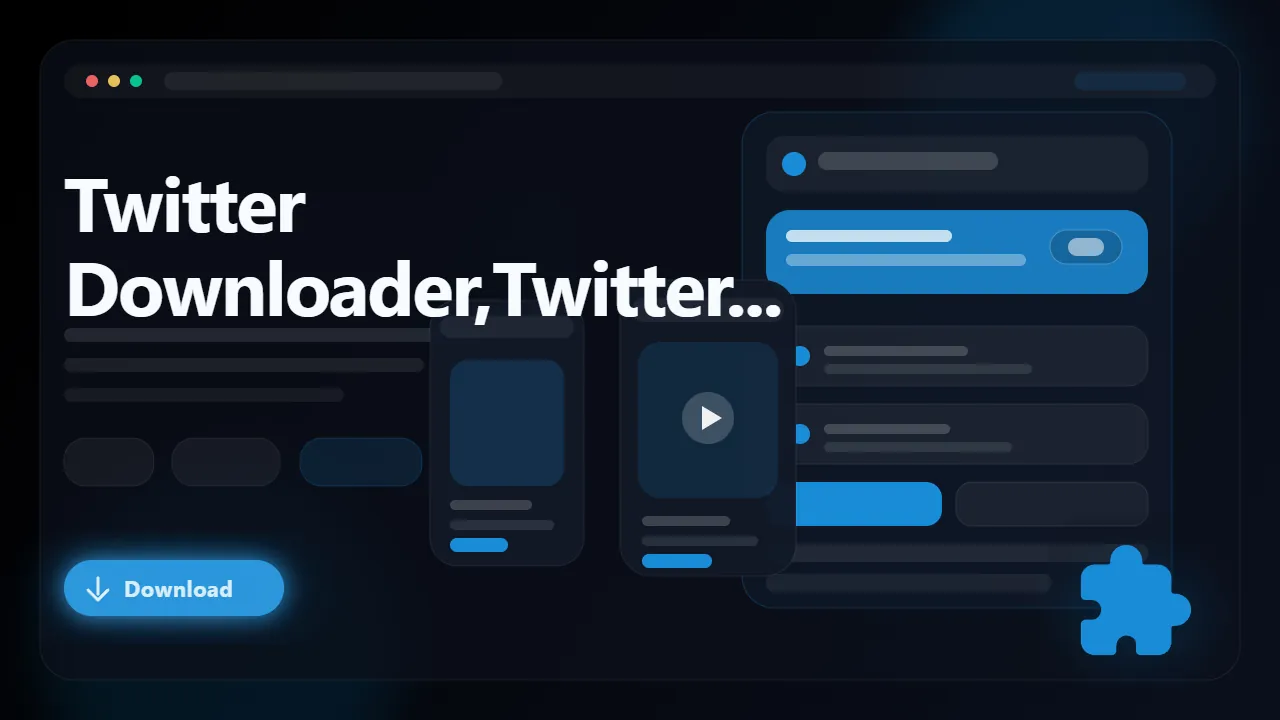 Twitter X Downloader workflow preview